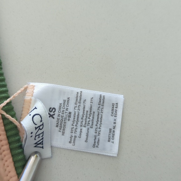 J Crew Swim bottoms size XS, green - Picture 3 of 4